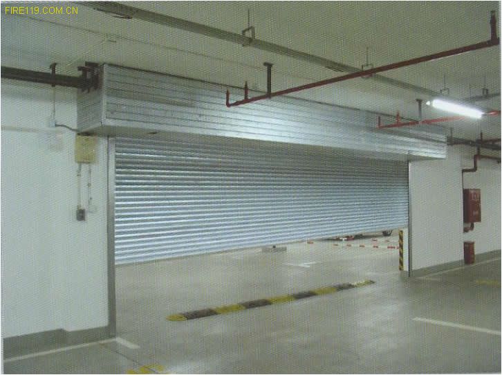 钢质垂直式防火卷帘门应用于大型地下车库停车场
